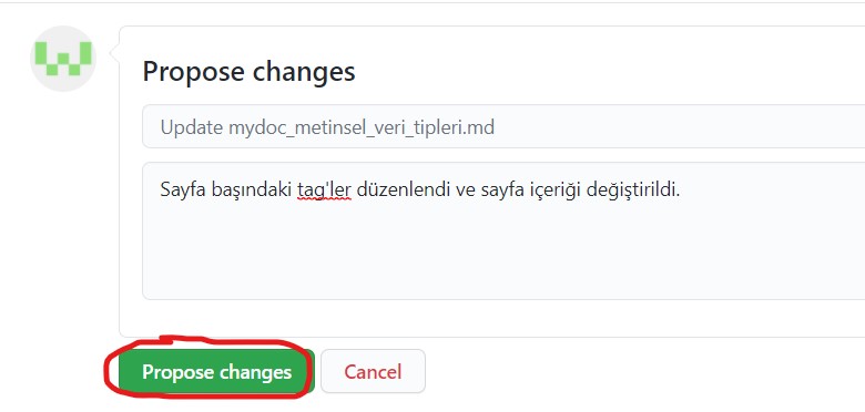Propose Changes