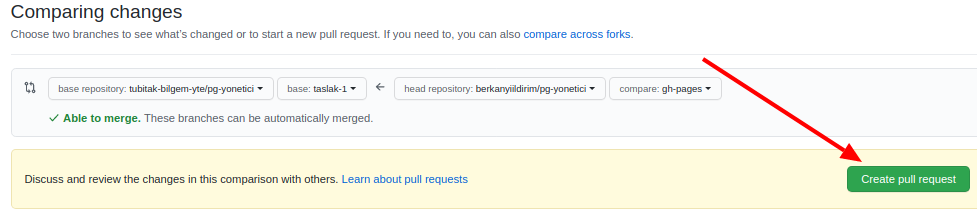 Create Pull Request